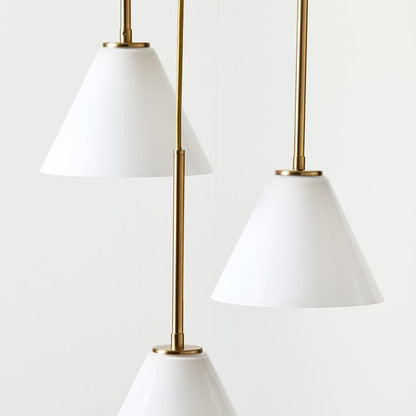 Conica 3-Light Cone Chandelier - Sculptural Glass Pendant Lighting Modern Style