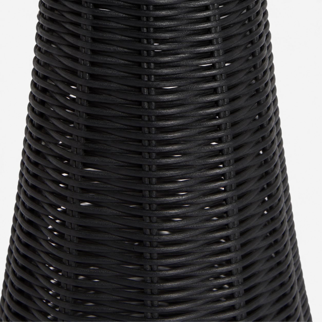 Wickara Sculptural Rattan Mini Table Lamp - Natural Woven Finish Suitable for Side Tables & Entryways