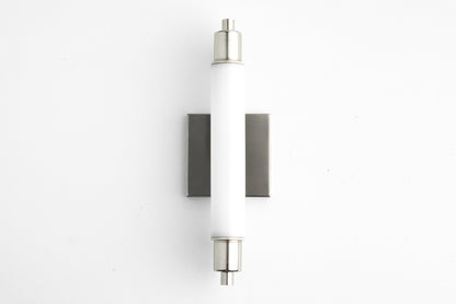 Ornato Luxe Modern Vanity Sconce - Art Deco Wall Light with Cylinder Shade