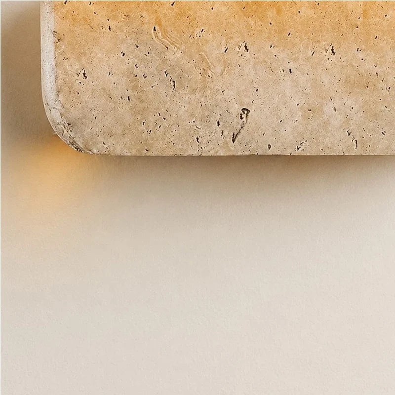 Close travertine texture detail
