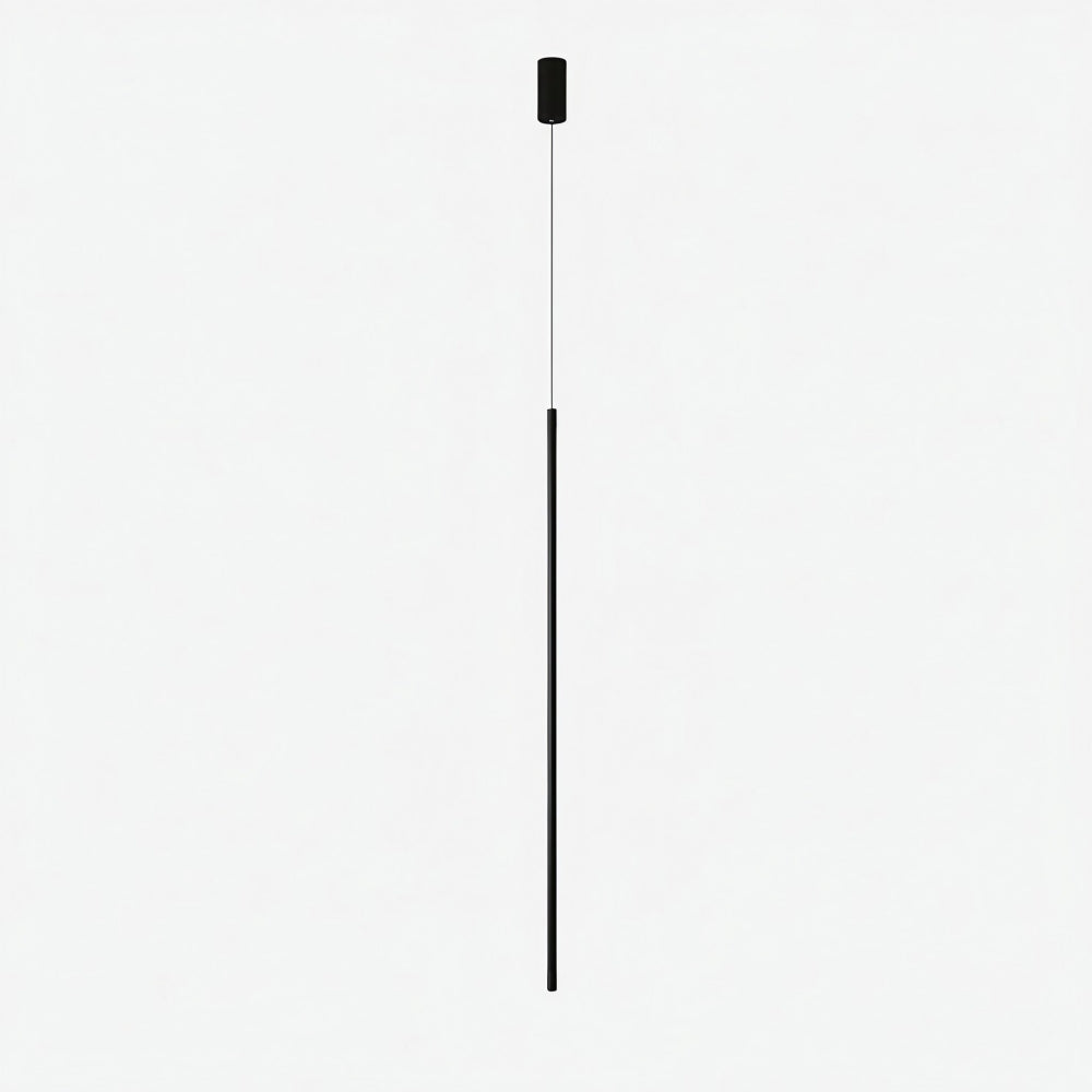 Vectra Slim Industrial Pendant Light - Contemporary Ceiling Fixture for Living Room and Bedroom