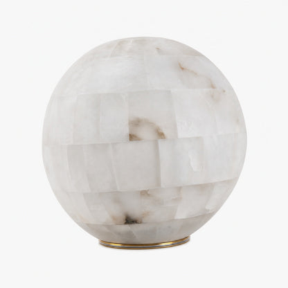 Alabaster Ball Table Lamp