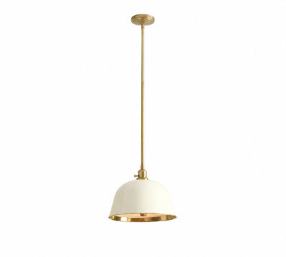Forvara Metal Pole Pendant Light - Bell Diffuser Design for Kitchen Islands