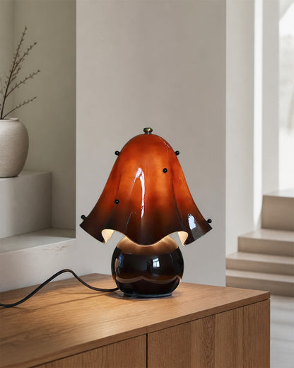 Bellina Decorative Table Lamp - Sculptural Bell Flower Shape