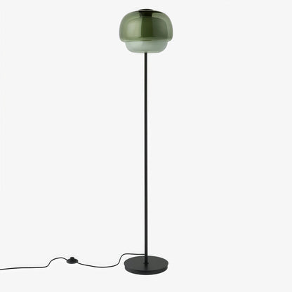 Clinco Double-Layered Glass Floor Lamp – Modern Retro Design – Perfect for Living Room or Bedroom