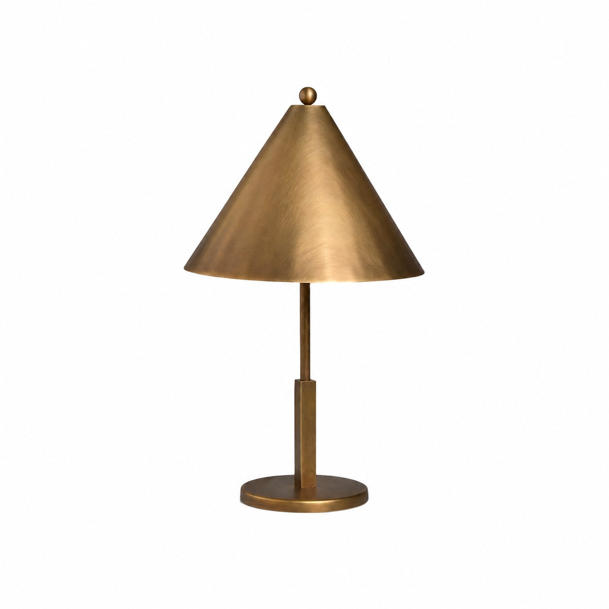 Aurcyl Tischleuchte – Elegante, konische Metall-Tischleuchte im Vintage-Stil für das Wohnzimmer