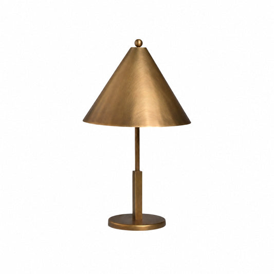 Aurcyl Tischleuchte – Elegante, konische Metall-Tischleuchte im Vintage-Stil für das Wohnzimmer