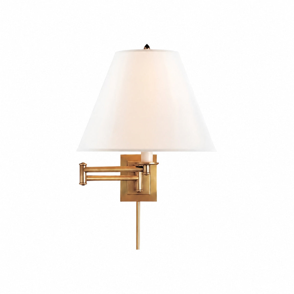 Arcuma Rotating Arm Wall Lamp – Retro Metal and Fabric for Bedrooms and Reading Corners