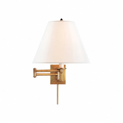 Arcuma Rotating Arm Wall Lamp – Retro Metal and Fabric for Bedrooms and Reading Corners