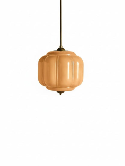 Eloise Vintage Glass Chandelier - Milk Glass Home Accent