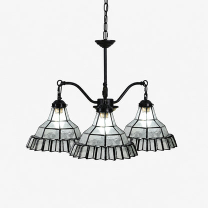 Vintage Stained Glass Pendant Light 1