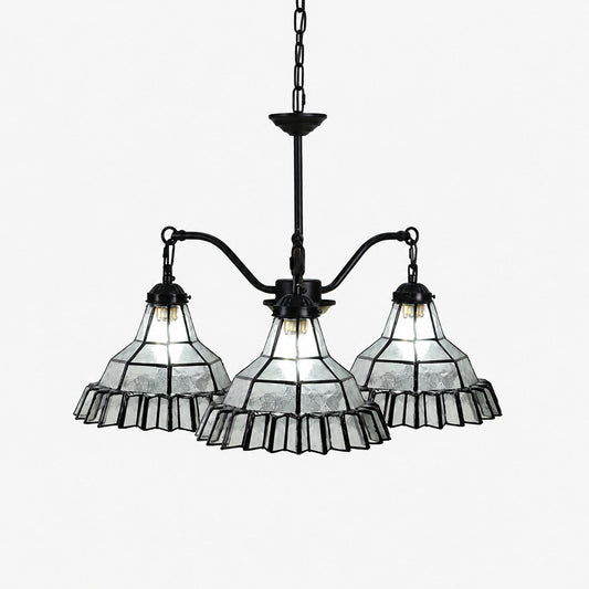 Vintage Stained Glass Pendant Light 1