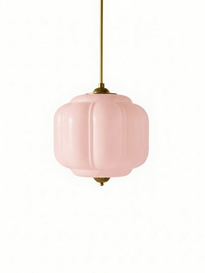 Eloise Vintage Glass Chandelier - Milk Glass Home Accent