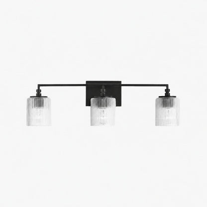 Lirra 3-Light Vanity Light Dimmable Glass Metal - Modern Design for Bathroom and Bedroom