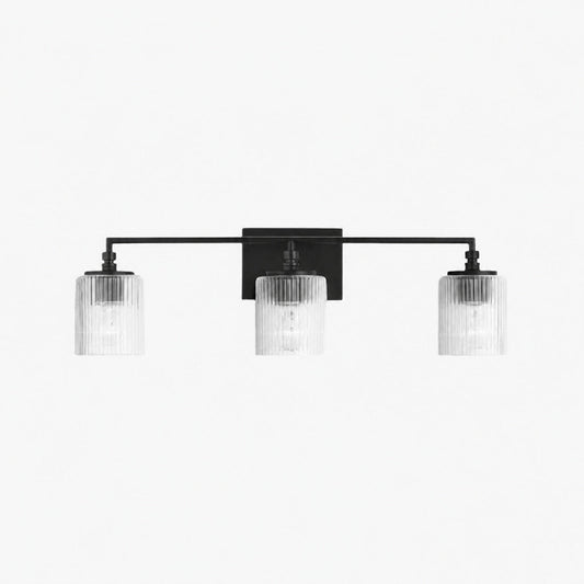 Lirra 3-flammige Badezimmerleuchte, dimmbar, Glas, Metall – Modernes Design für Bad und Schlafzimmer