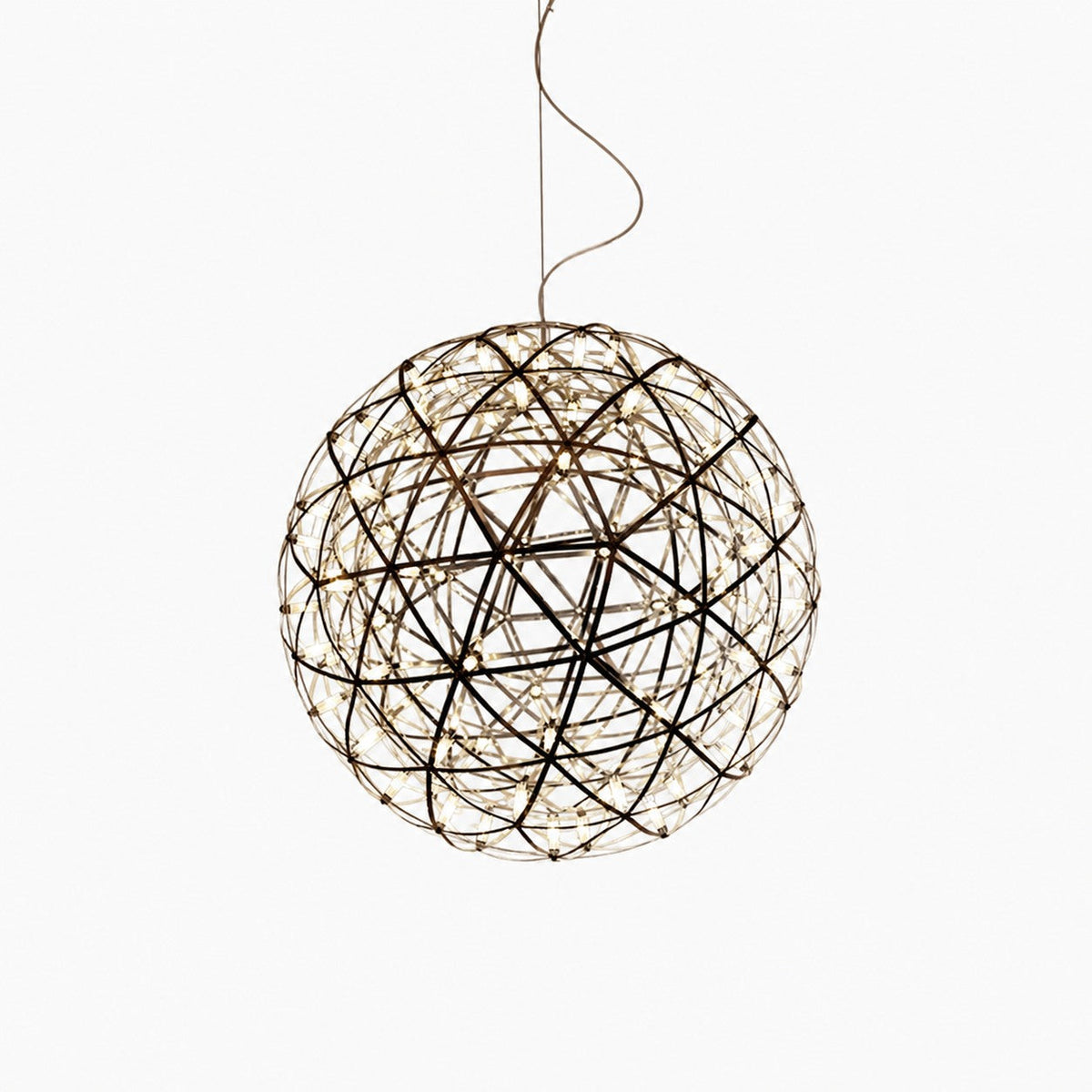 Silver Spark Ball Pendant Light