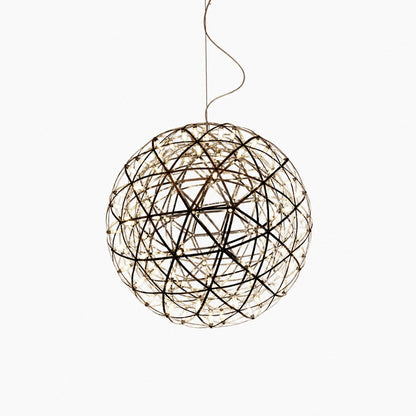 Silver Spark Ball Pendant Light