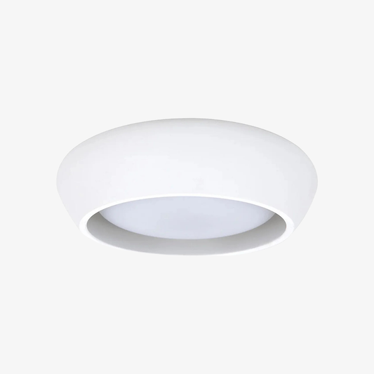 Monocem Minimalist Concrete Ceiling Fixture – Stylish Flush Mount Light for Living Room