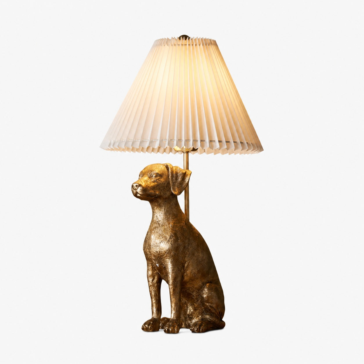 Pawdia Einzigartige Tischlampe – Dekorative Keramik-Tier-Nachttischlampe
