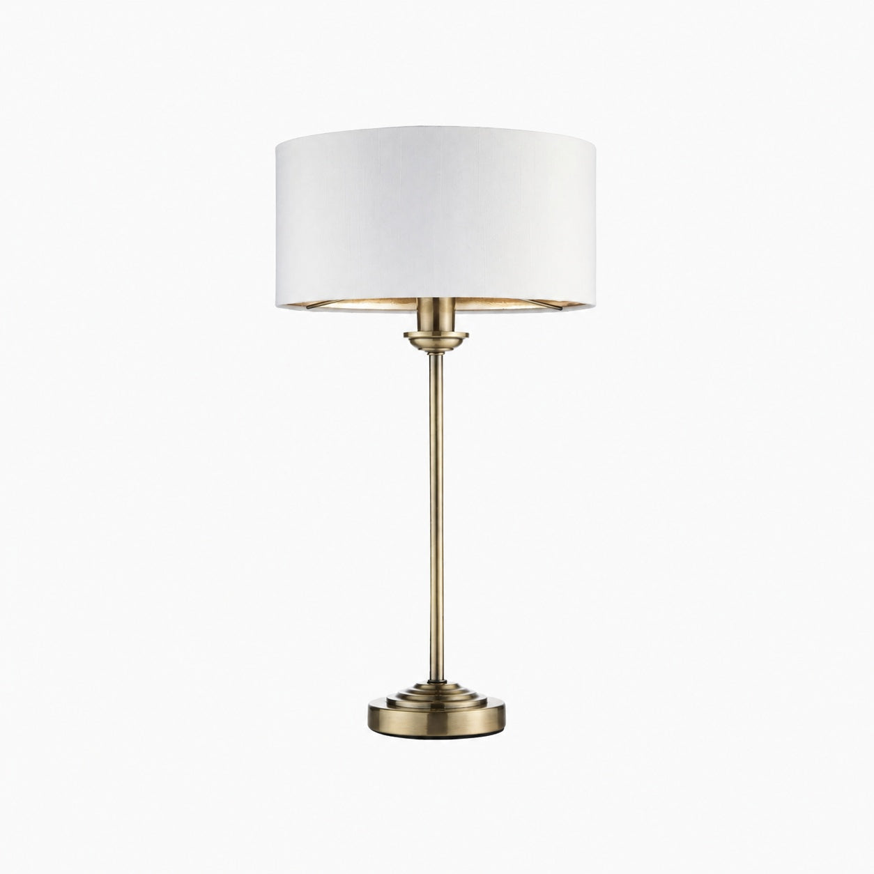 Tela Tischleuchte mit 1 oder 3 Leuchten – Modernes Leinen- und Metalldesign für Nachttisch oder Wohnzimmer