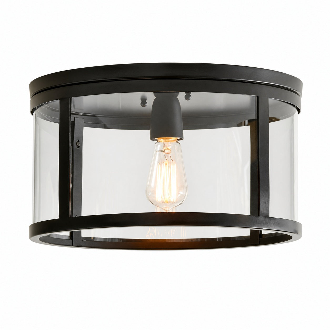 Ferrix Minimalistische Eisen Flush Mount Deckenleuchte für Veranden und Flure