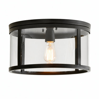 Ferrix Minimalistische Eisen Flush Mount Deckenleuchte für Veranden und Flure