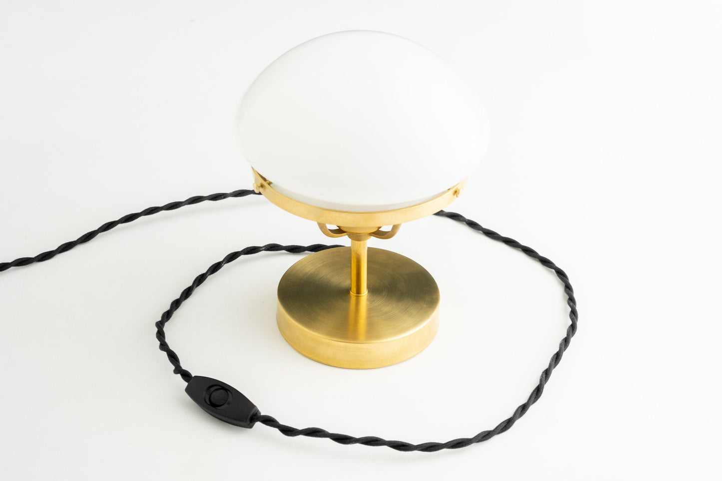 Ornato Luxe Modern Brass or Black Wall Light - Convertible Ceiling Sconce Table Fixture