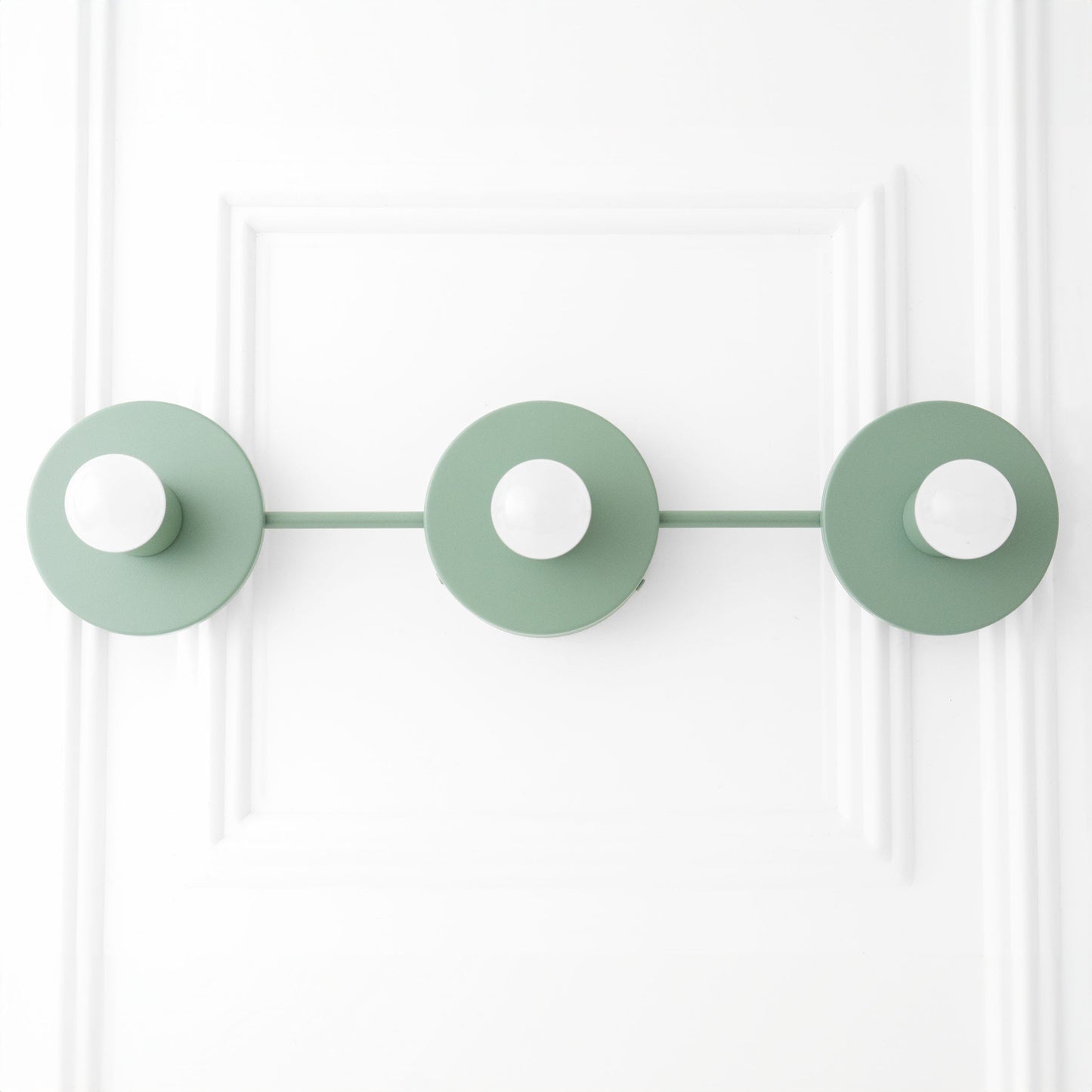 Radiro Globe Modern Spherical Glass Vanity Light – Minimalist 3-Light Fixture for Bathrooms