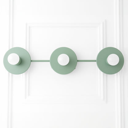 Radiro Globe Modern Spherical Glass Vanity Light – Minimalist 3-Light Fixture for Bathrooms