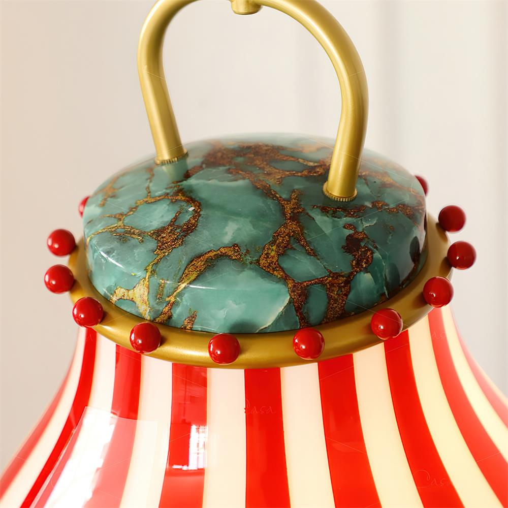 Dekoration Retro Glas Zirkus Pendelleuchte