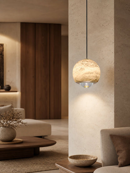 Ferox Alabaster Pendant Light