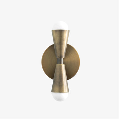 Pyralis Cone Linear Statement Wall Sconce - Modern Two Light Fixture