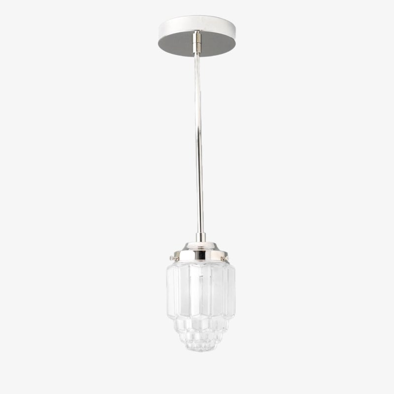 Tierlux Glass Pendant Light - Art Deco Globe Design