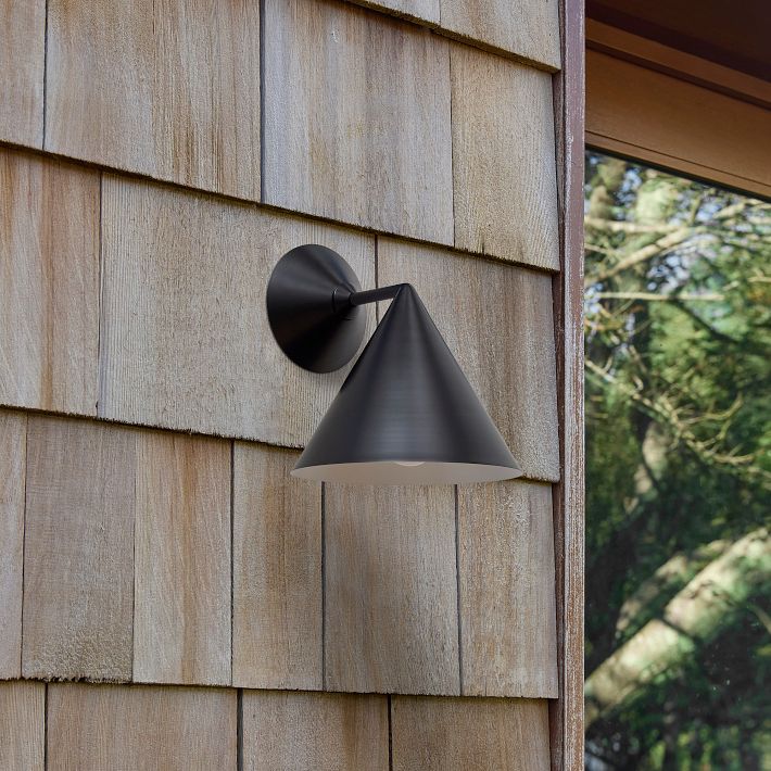 Brivana Outdoor Sconce - Modern Metal Wall Light