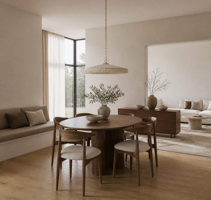 Savara Pleated Shade Pendant - Modern Silk-Inspired Hanging Light for Dining