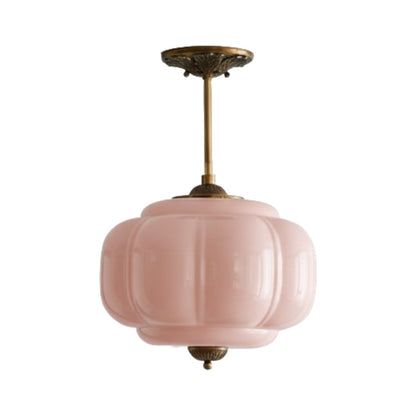 Eloise Vintage Glass Chandelier - Milk Glass Home Accent