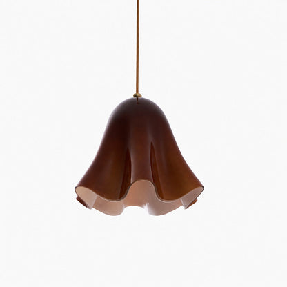 Bellina Artistic Glass Pendant Light - Modern Bloom Inspired Hanging Ceiling Lamp