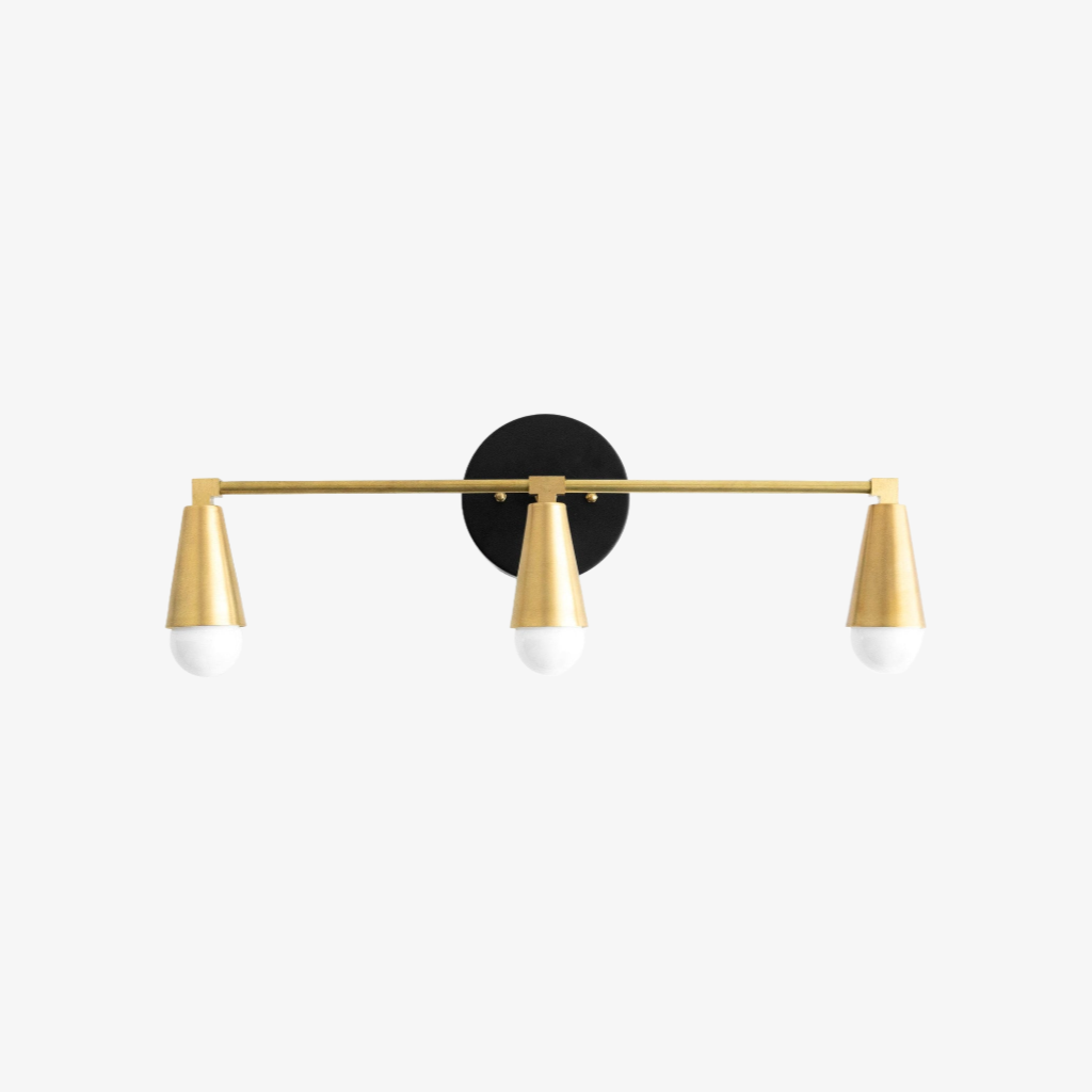 Pyralis Cone 3 Light Vanity Light - Modern Sconce