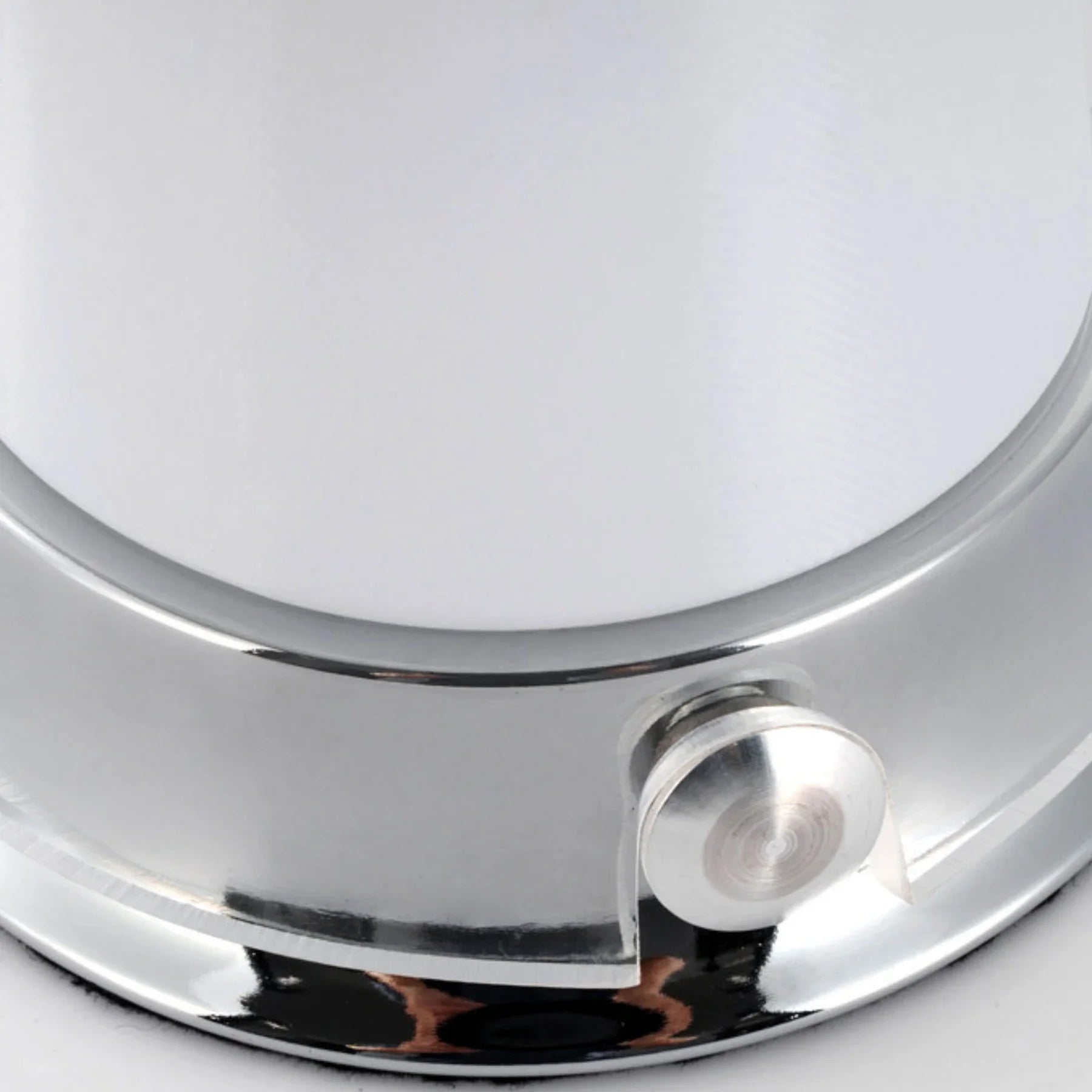 Polished base and button detail