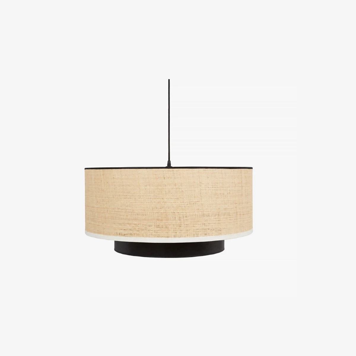 Natural Wabi Sabi Raffia Grass Pendant Light for Dining Room