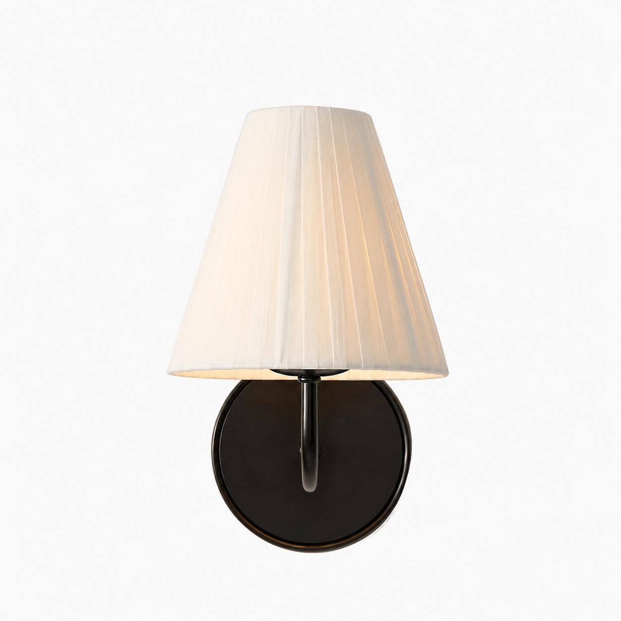 Fibura Zeitlose Wandleuchte mit Leinen Schirm - Minimalistisches Design für stilvolle Innenräume
