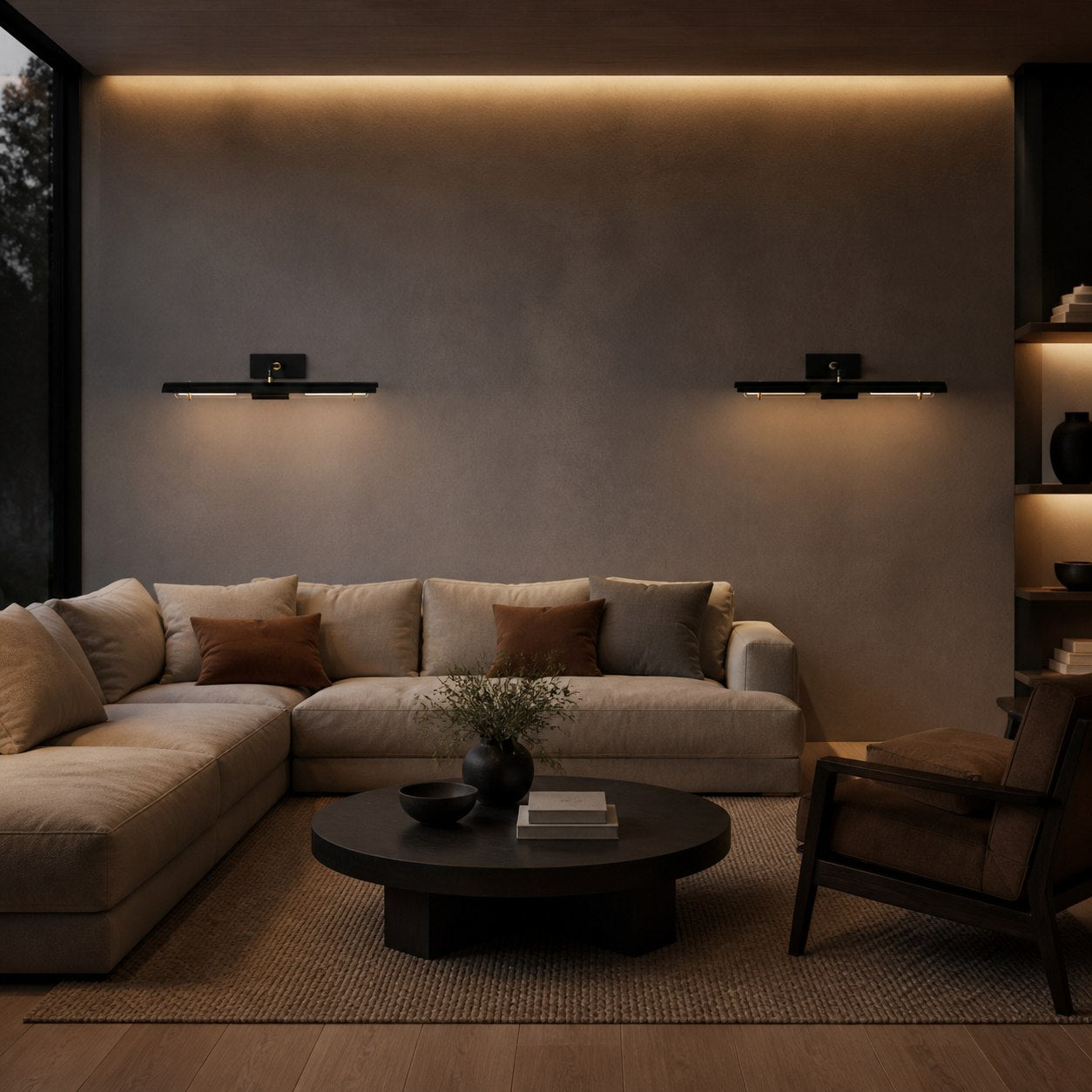 Aurix Minimalist Iron Wall Lamp – Elegant wall-mounted Lighting Enhance Any Interior Artwork