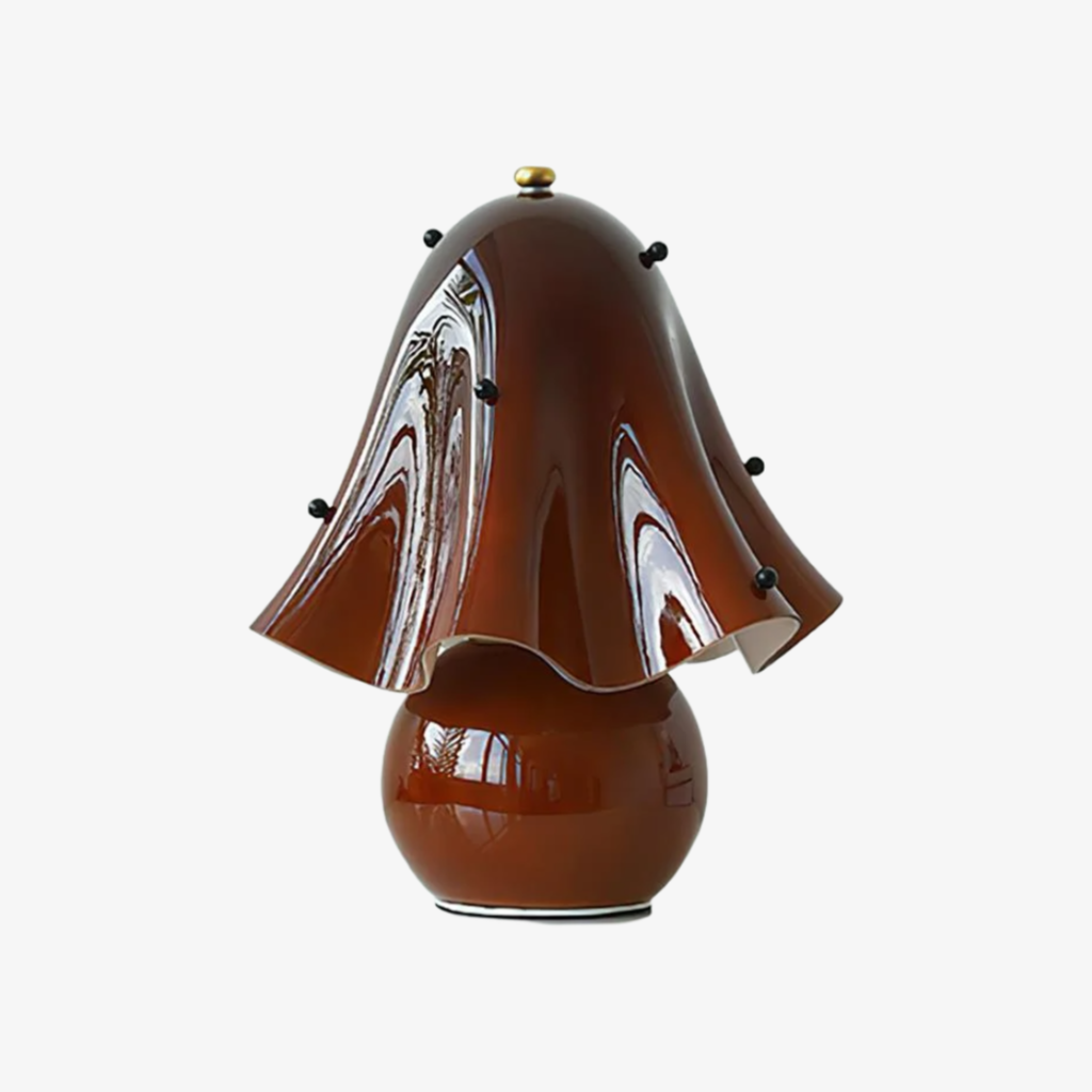 Bellina Elegant Glass Table Lamp – Sleek Design for Bedside or Desk