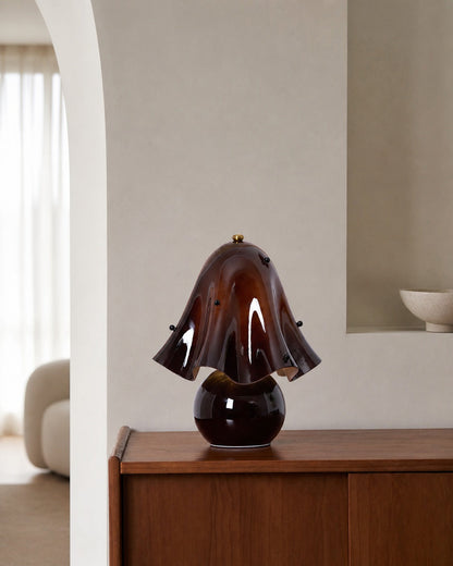 Bellina Decorative Table Lamp - Sculptural Bell Flower Shape