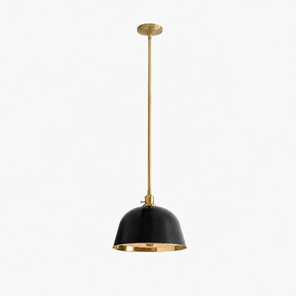 Lirra Metal Dome Pendant Light – Industrial Silhouette Lamp for Kitchens