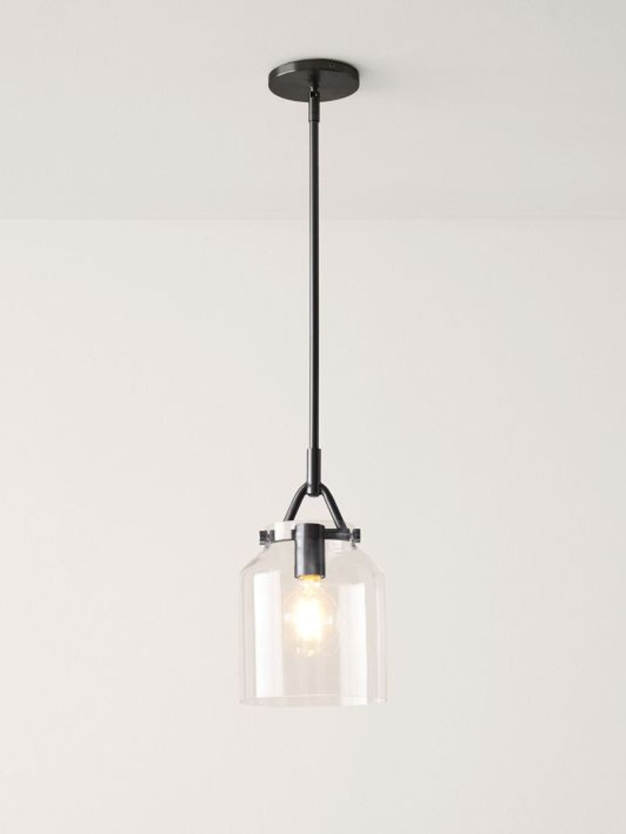 Skandinavisch Metallstange Glockenform Pendelleuchte