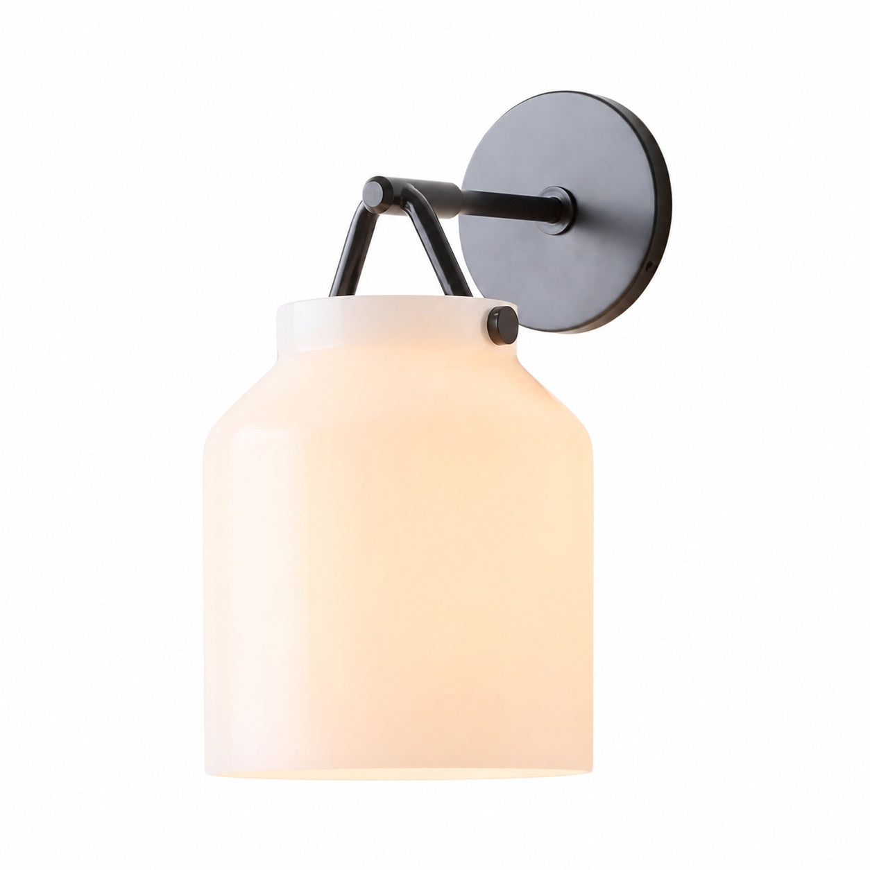 Hanton Moderne, minimalistische Wandleuchte aus Messing und Glas – feuchtigkeitsbeständig für Badezimmer