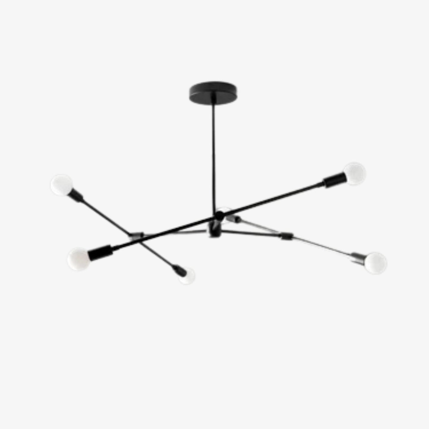 Mobilux Line Modern Mobile Chandelier - Minimalist Ceiling Light for Dining Room