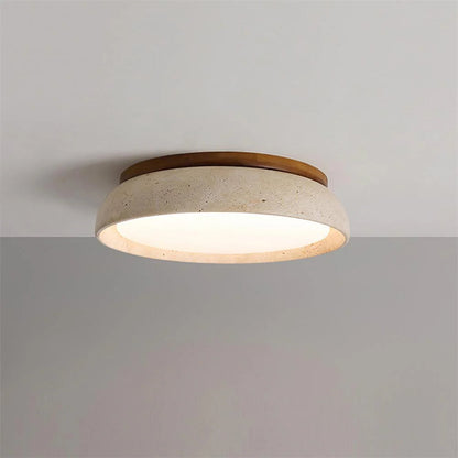 Modern Scandinavian Travertine Ceiling Light