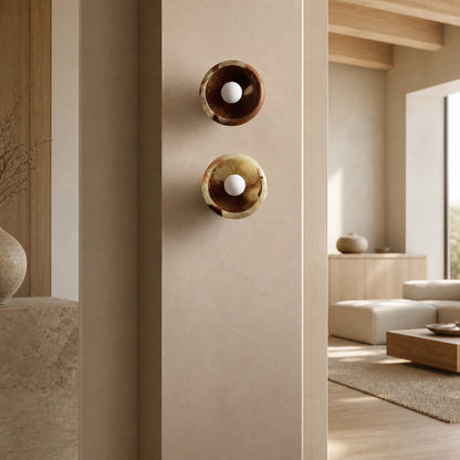 Piedra Marble Wall Lamp